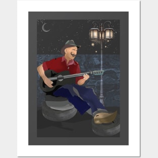 STREET MUSICIAN Posters and Art